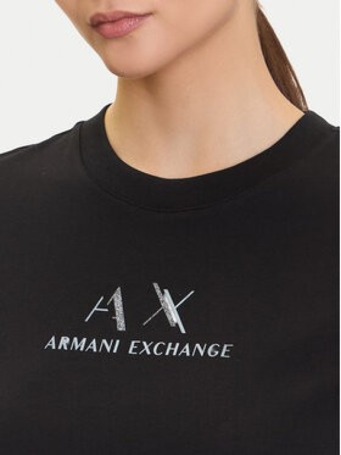 Armani Exchange T-Shirt XW001345 AF16356 UC001 Czarny Regular Fit