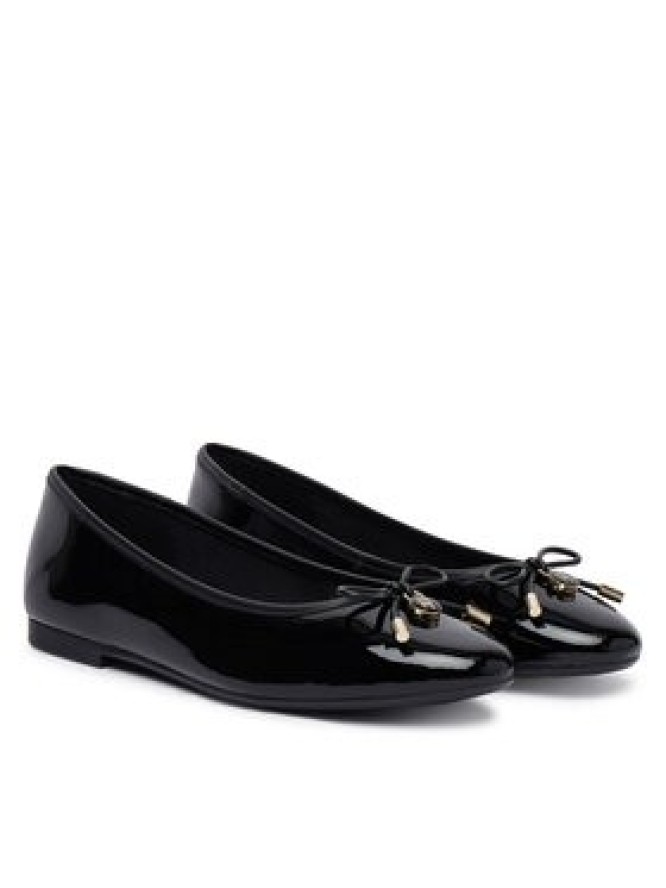 Tommy Hilfiger Baleriny Th Charm Patent Ballerina FW0FW09481 Czarny