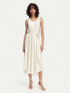 Marella Sukienka letnia Alcool 2613221015 Écru Regular Fit