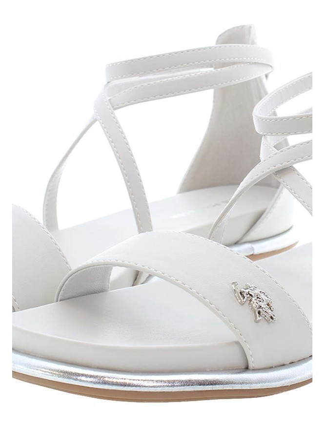 U.S. Polo Assn. Sandały w kolorze białym rozmiar: 38