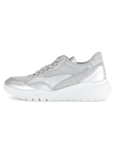 Gabor Skórzane sneakersy w kolorze srebrno-szarym rozmiar: 38