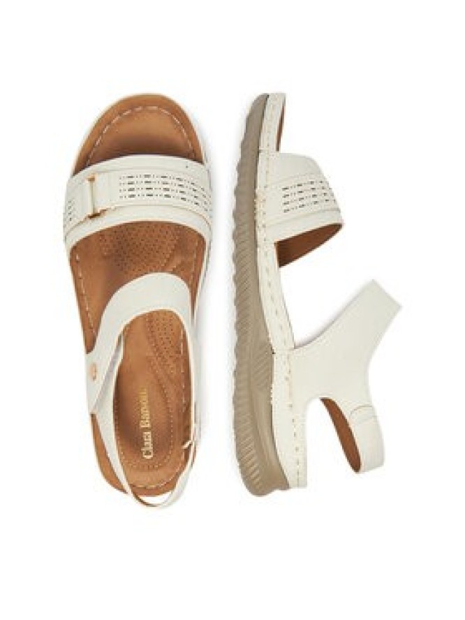 Clara Barson Sandały WYL05010-09 Écru