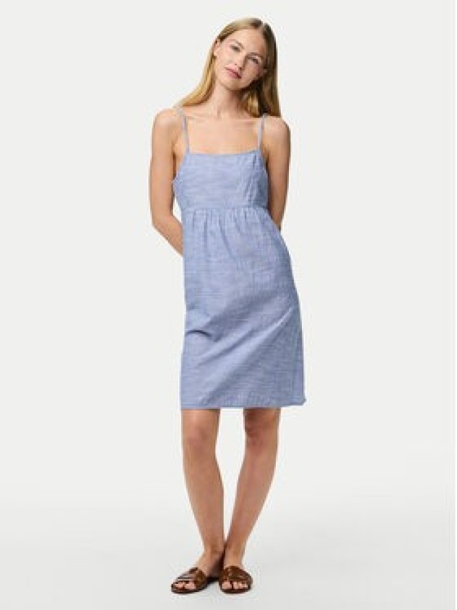 Pieces Sukienka letnia Apia 17155309 Niebieski Regular Fit