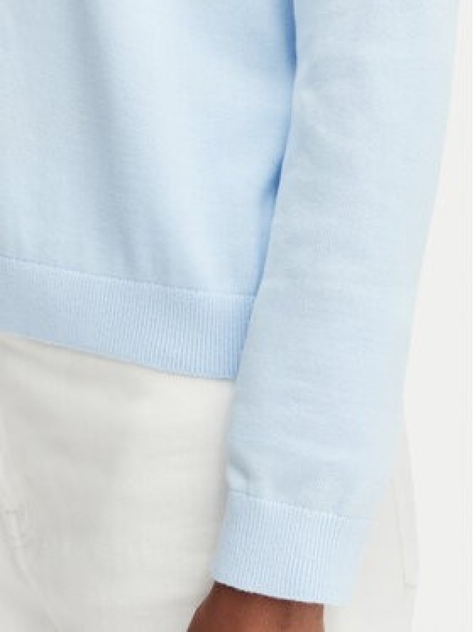Tommy Jeans Sweter Essential DW0DW20159 Niebieski jasny Regular Fit