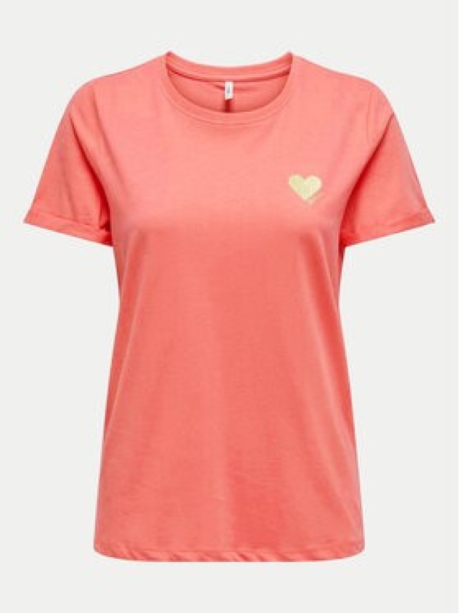 ONLY T-Shirt Kita 15244714 Różowy Regular Fit