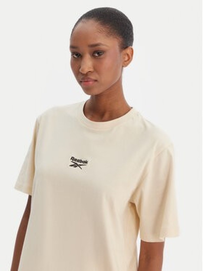Reebok T-Shirt Suzie RK25505CCW Beżowy Relaxed Fit
