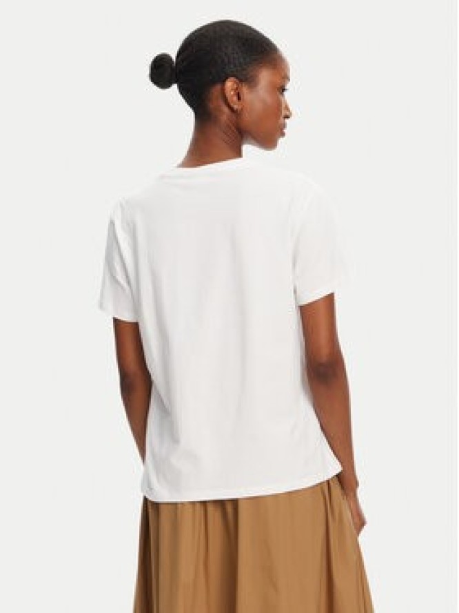 Marella T-Shirt Cappero 2515971052 Biały Regular Fit