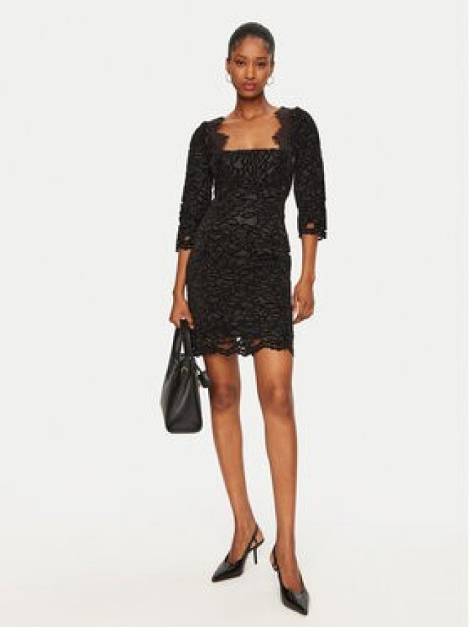 Rinascimento Sukienka koktajlowa CFC0121734003 Czarny Slim Fit