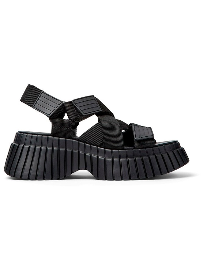 Camper Sandały w kolorze czarnym na obcasie rozmiar: 40