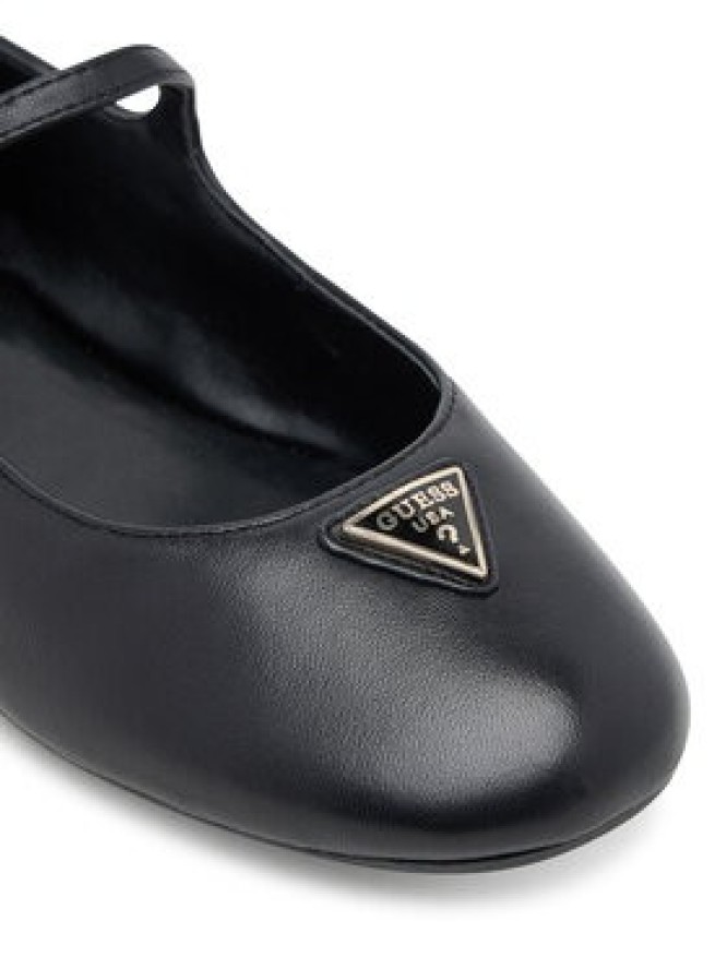 Guess Baleriny FLTKLD LEA02 Czarny