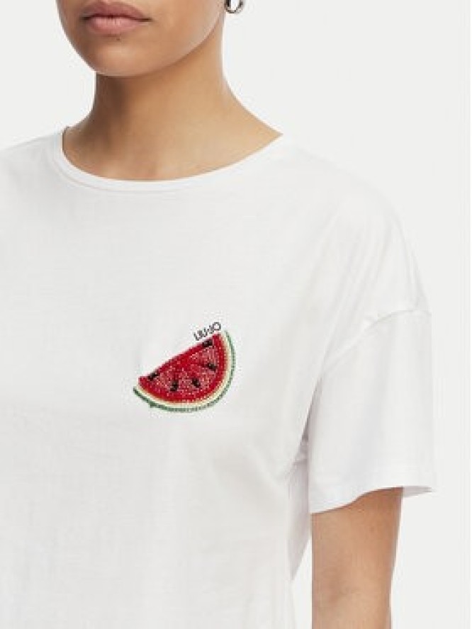 Liu Jo T-Shirt WA6414 JS923 Biały Regular Fit