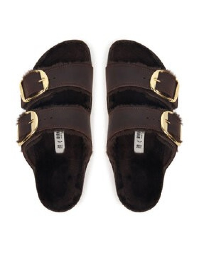 Birkenstock Klapki Arizona Big Buckle 1032982 Brązowy ciemny