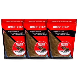 Pellet do Method /Feeder Winner 2mm/1kg / Zestaw Słodki 4 szt