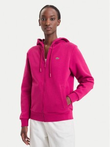 Lacoste Bluza SF5256 Różowy ciemny Regular Fit