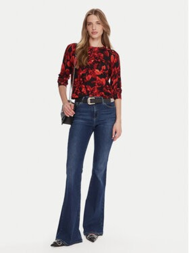 Desigual Sweter Lund 25WWJF16 Czerwony Regular Fit