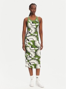 adidas Sukienka codzienna FARM Premium JD6314 Zielony Slim Fit