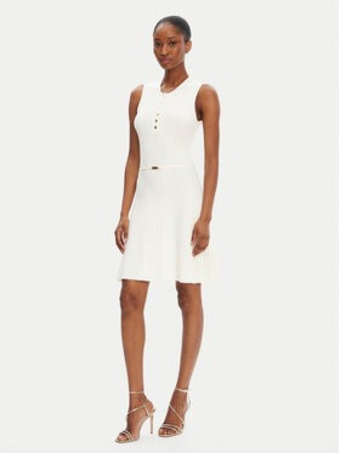 Marciano Guess Sukienka dzianinowa 5GGK26 5874Z Écru Regular Fit