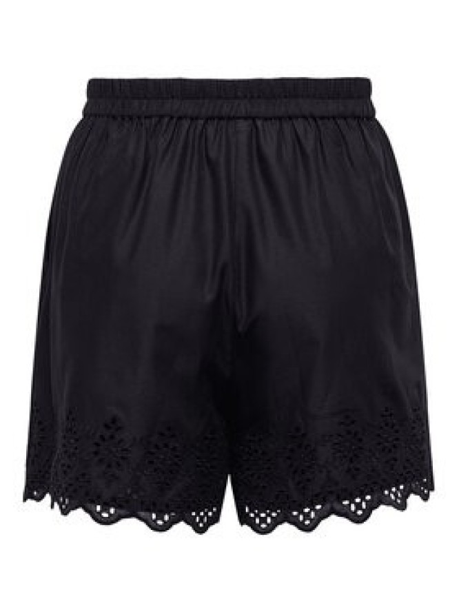 ONLY Szorty materiałowe Lou 15313167 Czarny Loose Fit