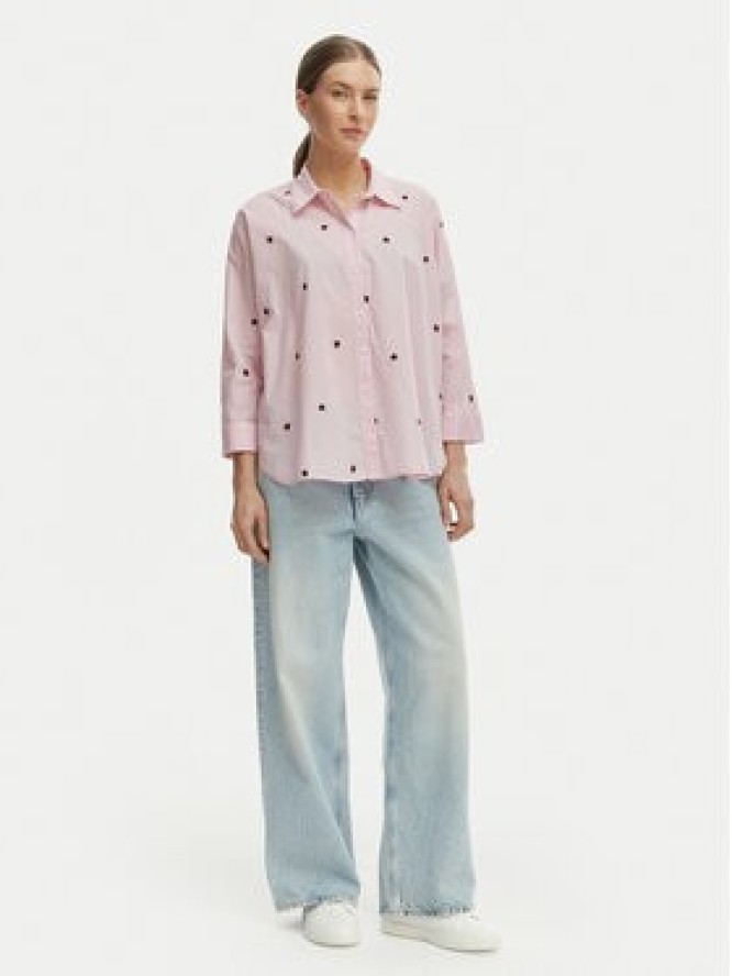 ONLY Koszula 15283743 Różowy Box Fit