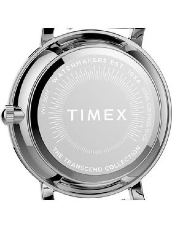 Timex Zegarek City TW2V52400 Srebrny