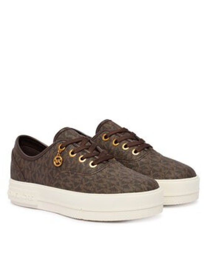 MICHAEL Michael Kors Sneakersy Lindsey 43T6LDFS1B Brązowy