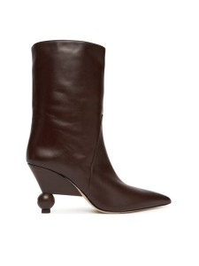 Weekend Max Mara Botki Rollio 2525796055600 Brązowy