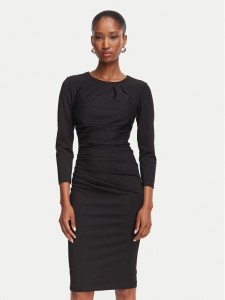 Rinascimento Sukienka koktajlowa CFC0130327003 Czarny Slim Fit