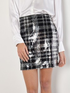Apricot Spódnica w kolorze srebrno-czarnym rozmiar: S