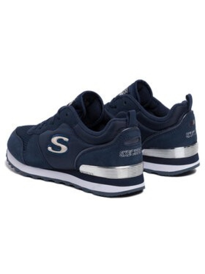 Skechers Sneakersy Goldn Gurl 111/NVY Granatowy