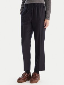 Weekend Max Mara Spodnie materiałowe Hataley 2525136022 Granatowy Regular Fit