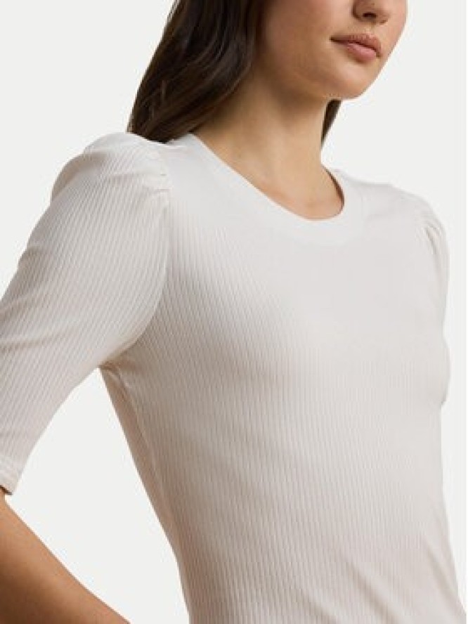 LAUREN RALPH LAUREN Bluzka 200902618006 Biały Slim Fit