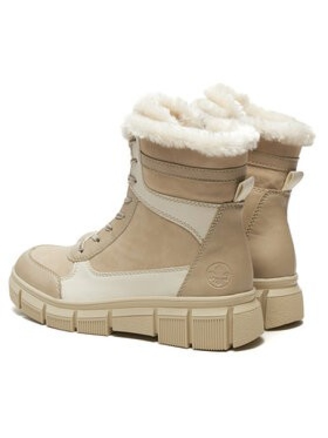 Rieker Trzewiki X3403-62 Beżowy