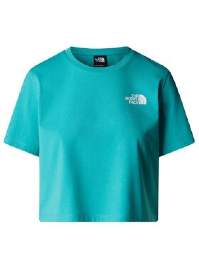 The North Face T-Shirt Simple Dome NF0A87U4 Niebieski Loose Fit
