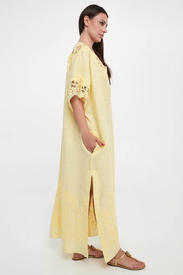 Sukienka lniana ERMANNO SCERVINO LIFE