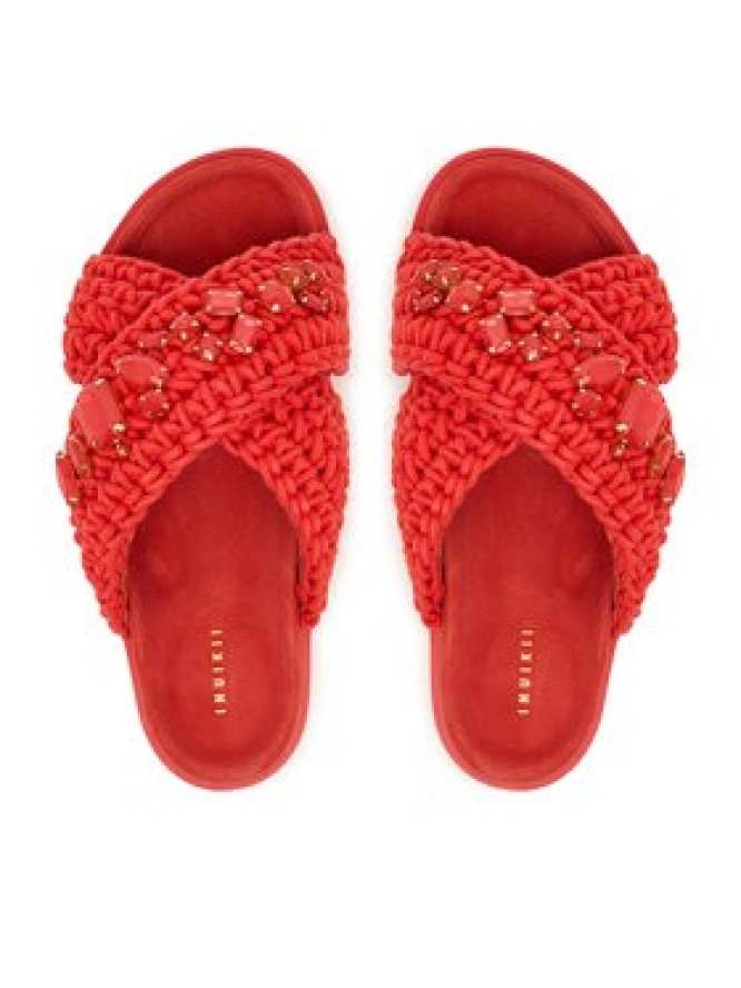 Inuikii Klapki Woven Stones 1004.003.0073 Czerwony
