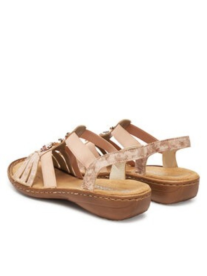 Rieker Sandały CEO-60855-31 Różowy