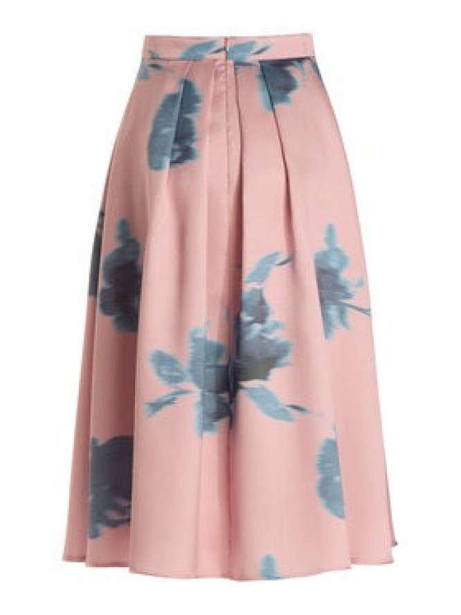 Swing Spódnica midi 2AK00300 Różowy Regular Fit