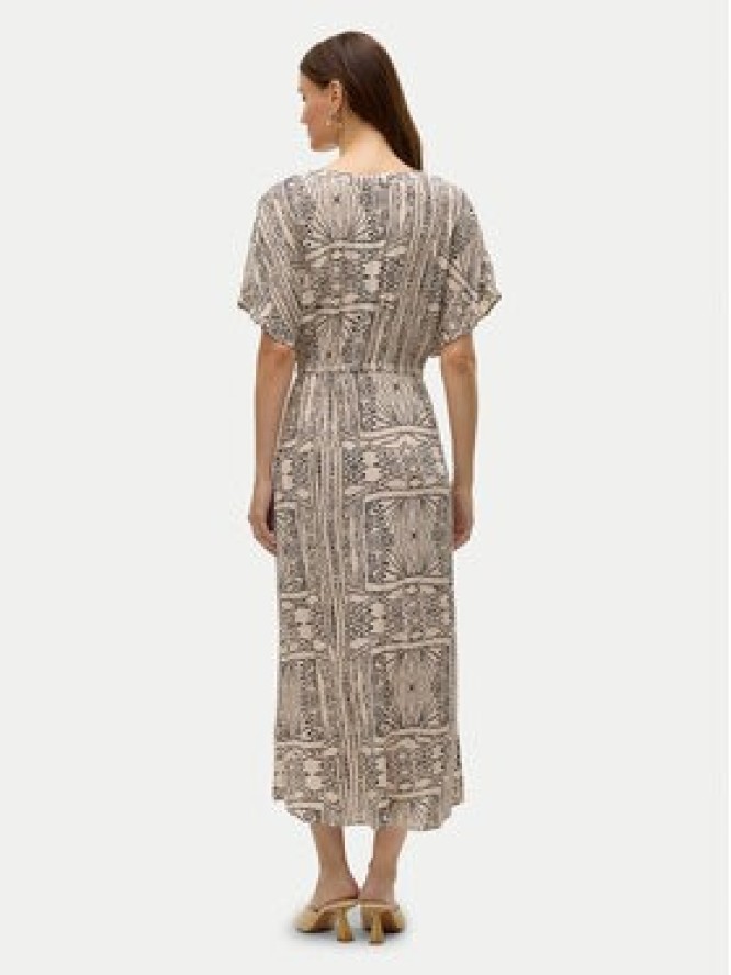 Vero Moda Sukienka letnia Menny 10303701 Beżowy Loose Fit