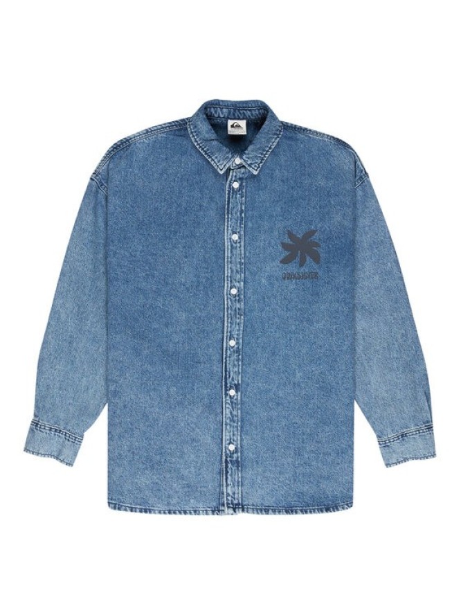 Quiksilver Koszula jeansowa Rahmat EQWWT03150 Niebieski Regular Fit