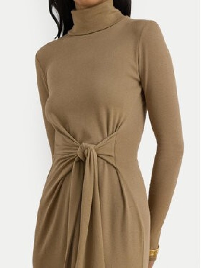 LAUREN RALPH LAUREN Sukienka dzianinowa 200980028003 Beżowy Slim Fit
