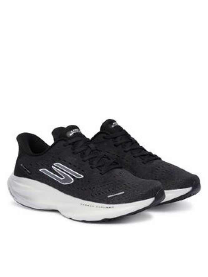Skechers Buty do biegania Aero Spark 172205/BKSL Czarny