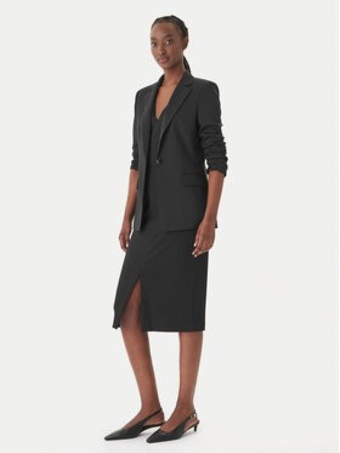 HUGO Marynarka Atana-2 50516447 Czarny Regular Fit