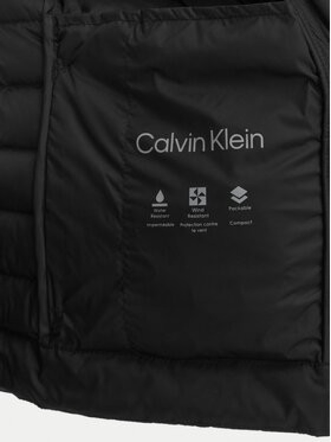 Calvin Klein Kurtka puchowa LV044G502G Czarny Regular Fit
