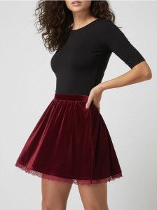 Spódnica mini - czerwony