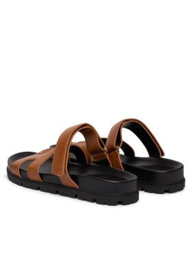 Guess Klapki FLJFAS ELE03 Brązowy jasny