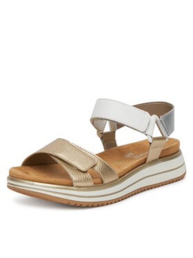 Remonte Sandały D1J57-90 Złoty