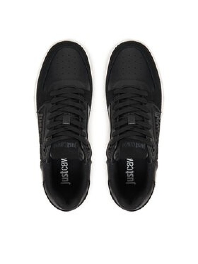 Just Cavalli Sneakersy 80RA3SM1 ZPC09 Czarny