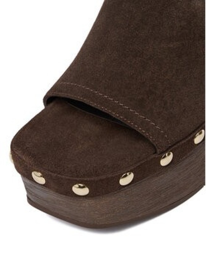 GINO ROSSI Klapki EO-LZRL1347-2 Brązowy