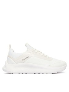 Calvin Klein Sneakersy Light Eva Run Laceup Sock Jelly HW0HW03434 Biały