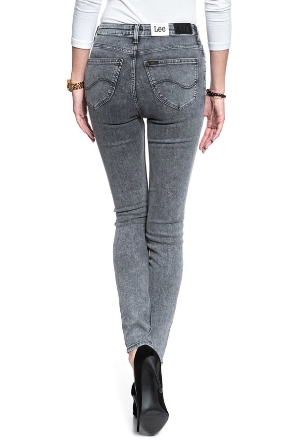 SPODNIE DAMSKIE LEE SCARLETT HIGH JAGGER BLACK L626YELT